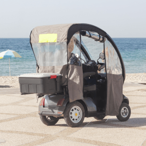 copertura in plastica per scooter elettrico per disabili